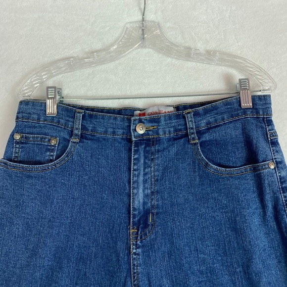 COS JEANS Women's Blue Denim Embellished Capri Pants Size 12‎ - Picture 7 of 11